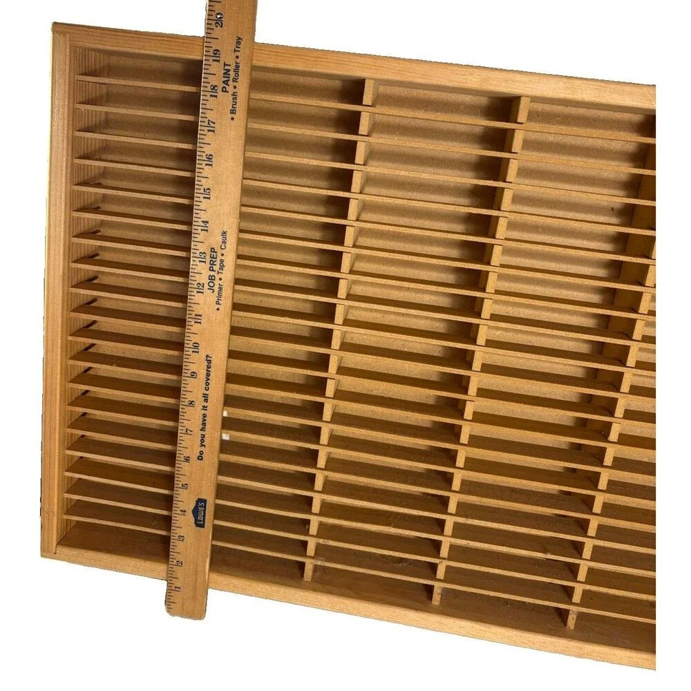 Vintage NAPA 100 Cassette Tape Display Holder Wood Countertop Organizer Rack